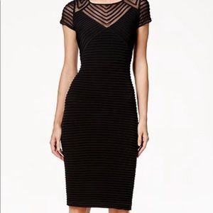 Calvin Klein black sheath dress